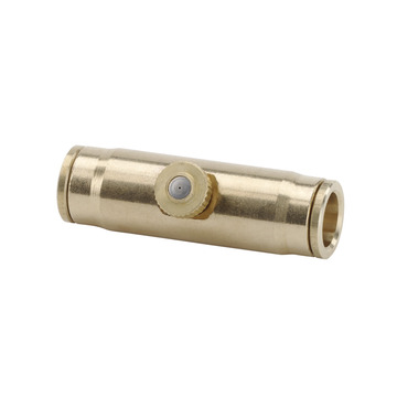 3/8 in. Brass Slip Lock Connector w-Nozzle