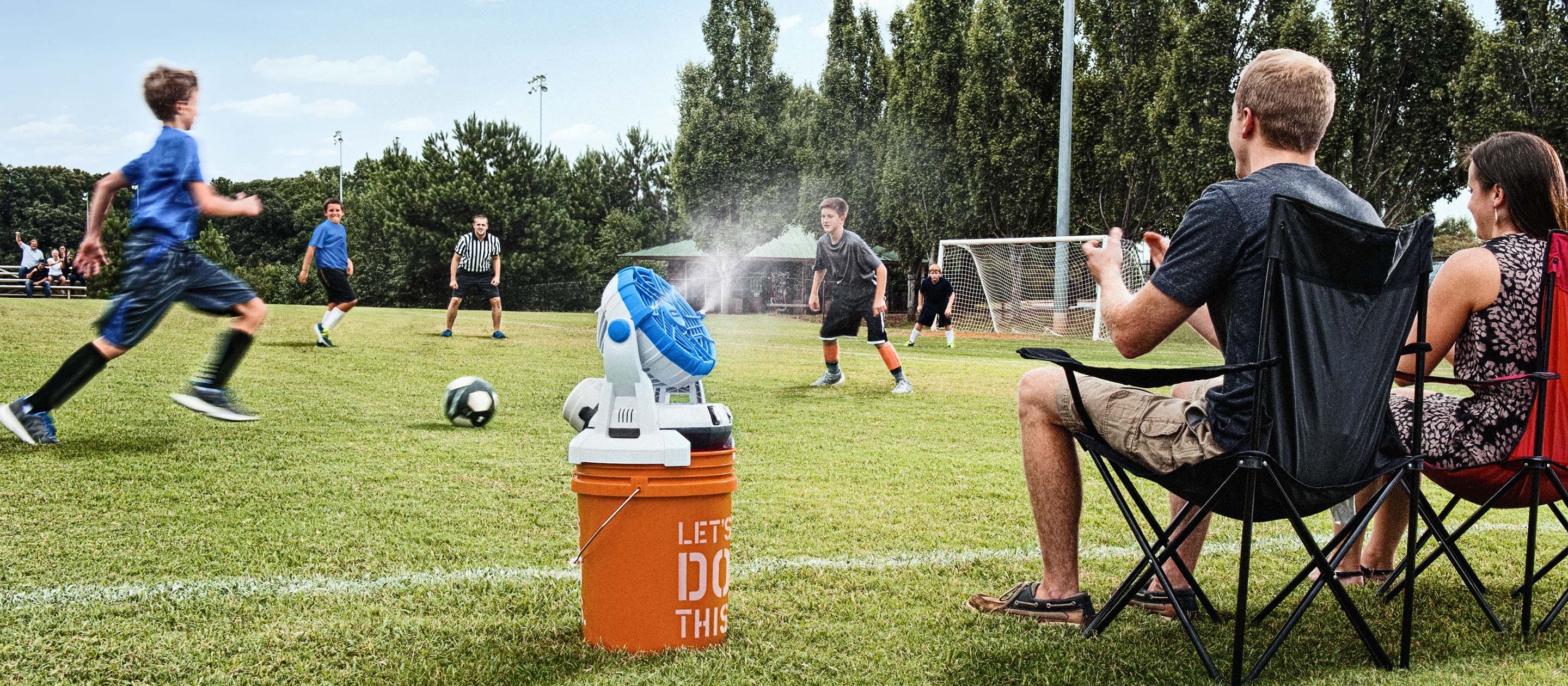 Cooling cheap bucket fan